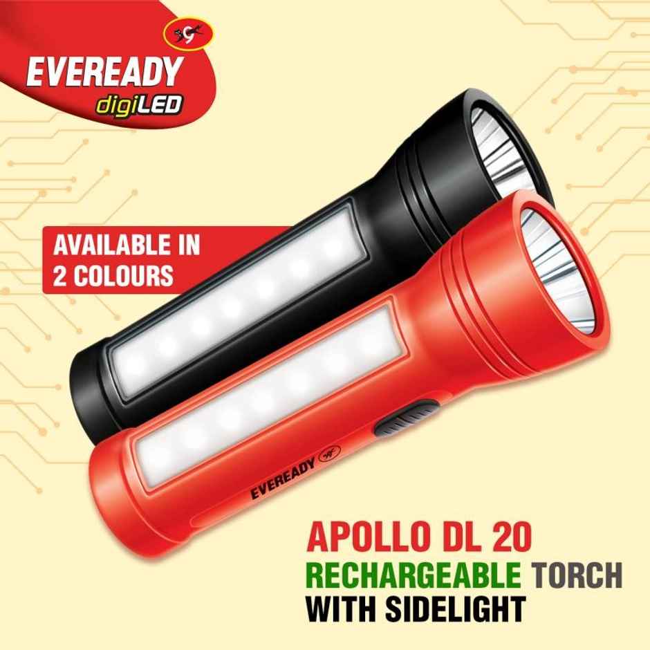 Eveready Digiled Bolt Rechargeable 1 W Torch-1 Unit