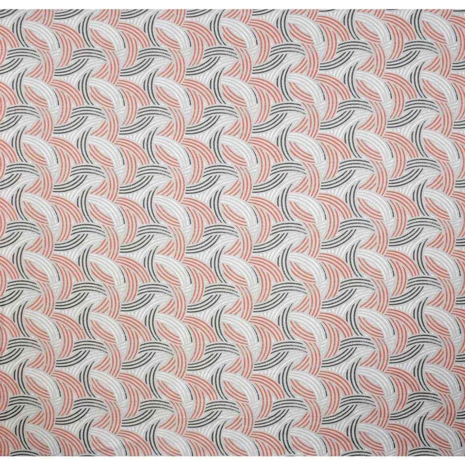 Florida Double Bed Cotton Bedsheet with 2 Pillow Cover | 228x275 cm | Grey