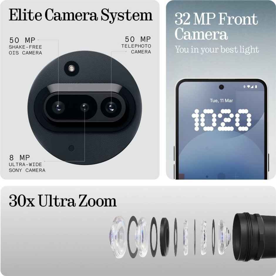 Nothing 3A | 8GB | 256GB | Black