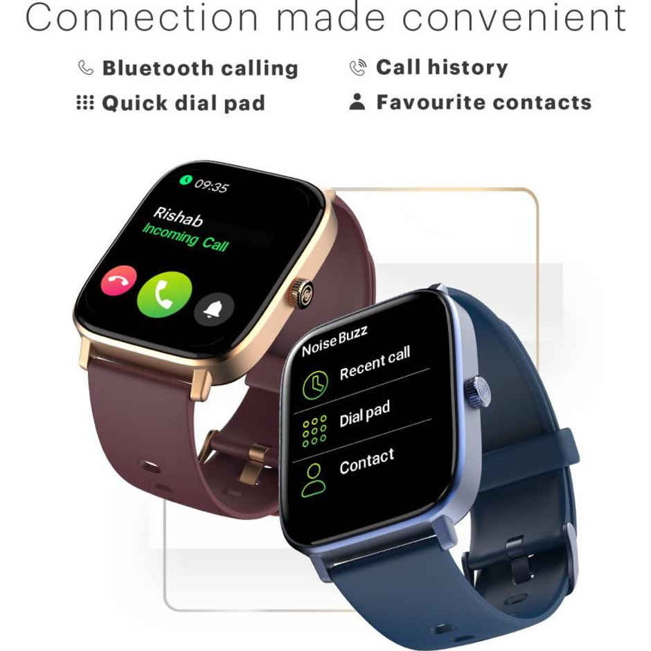 Noise ColorFit Icon 2 Smartwatch, 1.8'' Display with BT Calling, AI Voice Assistant Smartwatch - Deep Wine