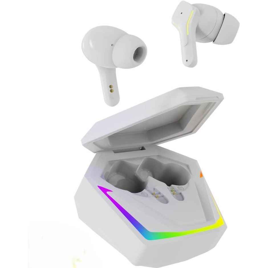 Aroma NB138 Bound - 60 Hours Playback | TWS | ANC with 32dB Noise Cancellation | White