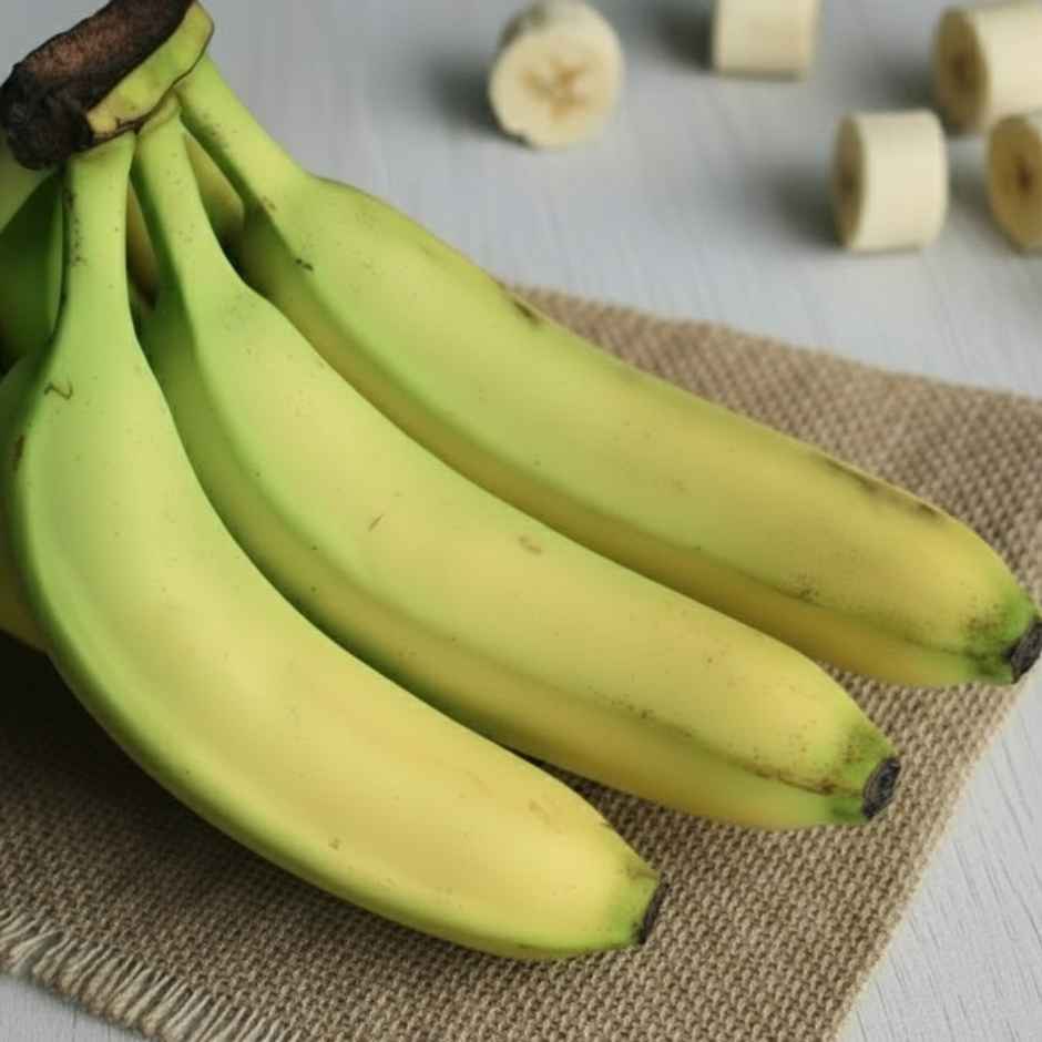 Banana Robusta Semi Ripe