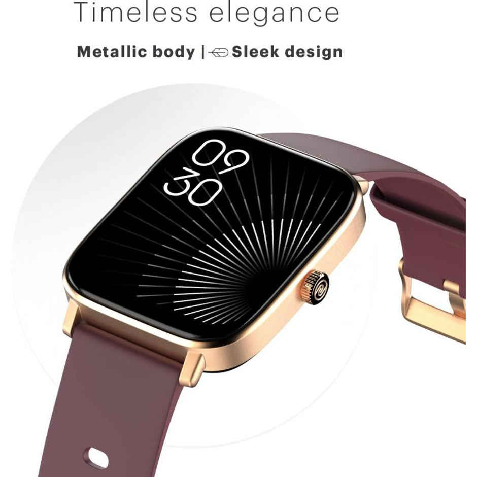 Noise ColorFit Icon 2 Smartwatch, 1.8'' Display with BT Calling, AI Voice Assistant Smartwatch - Deep Wine