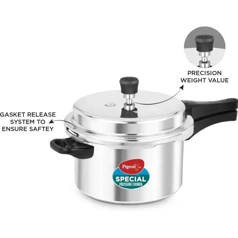 Pigeon Special 3.5 L Outer Lid Pressure Cooker | Aluminium