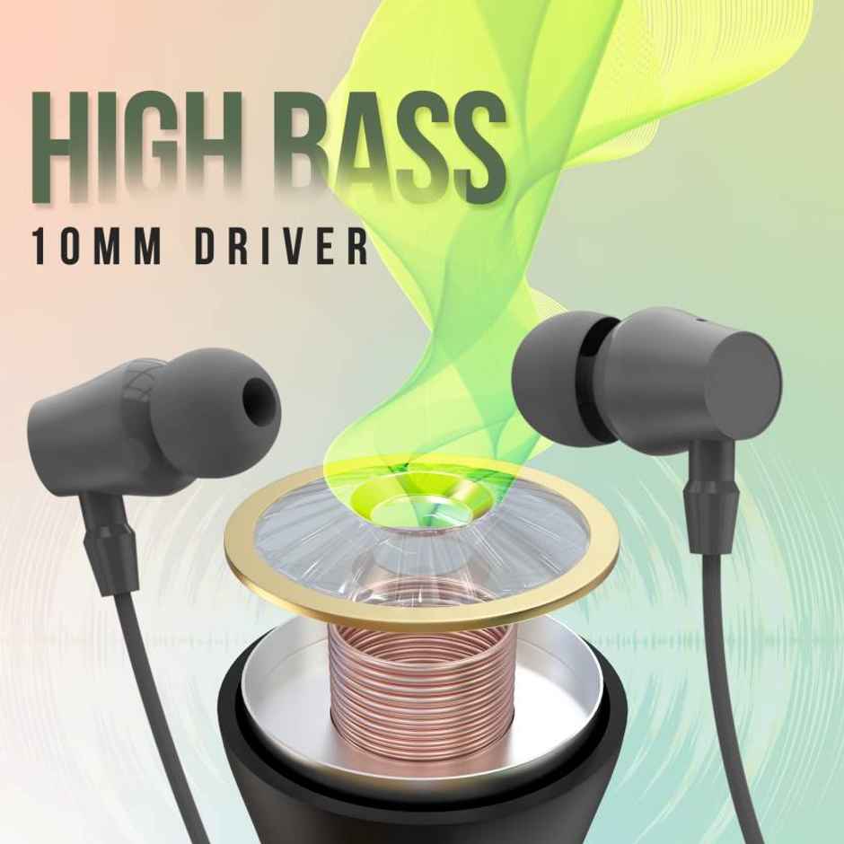 Aroma Nb119 Clear - 60 Hours Playback | Wireless Bluetooth Neckband | Fast Charging | Grey