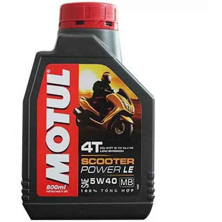 Motul Scooter Power LE 5W-40 100% Synthetic Engine Oil | 800 ml