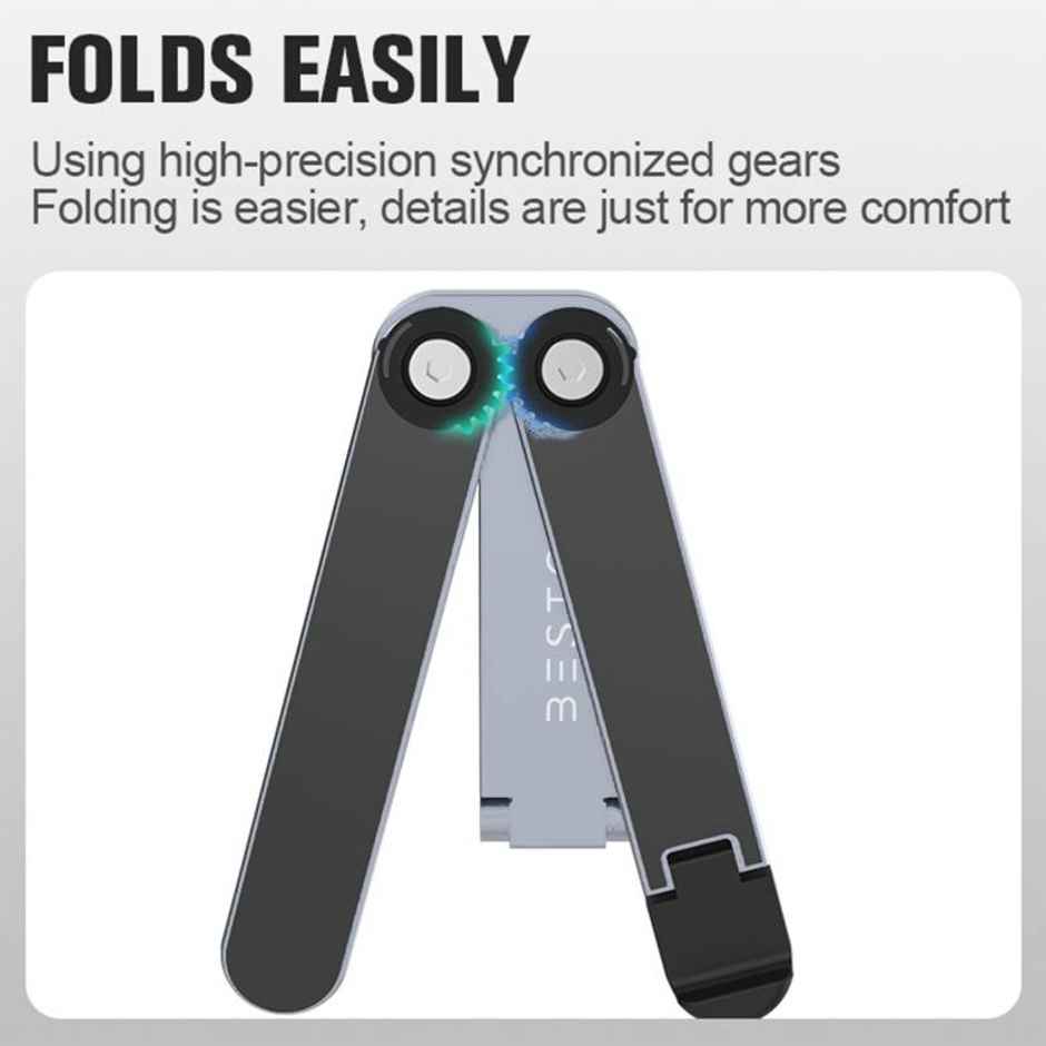 Bestor H-Shape Laptop Stand Compact Aluminum For Desk Built-In Damping Shaft,6-Levels Adjustable