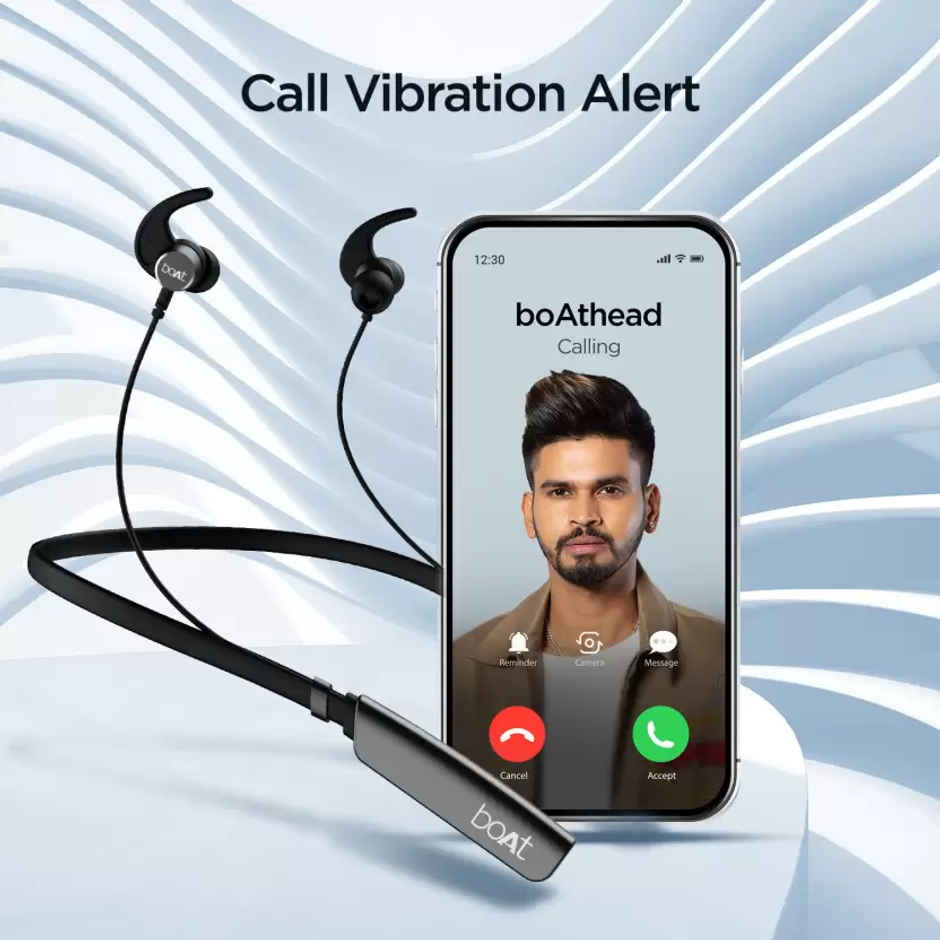 boAt Rockerz 235v2 BT Neckband w/ 8H Playtime, ASAP Charge & BTv5.0 (Indi Black)