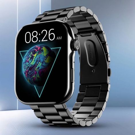 Noise Colorfit Vision 3 Smartwatch with Bluetooth Calling | 1.96" Display | Thin Bezel - Jet Black