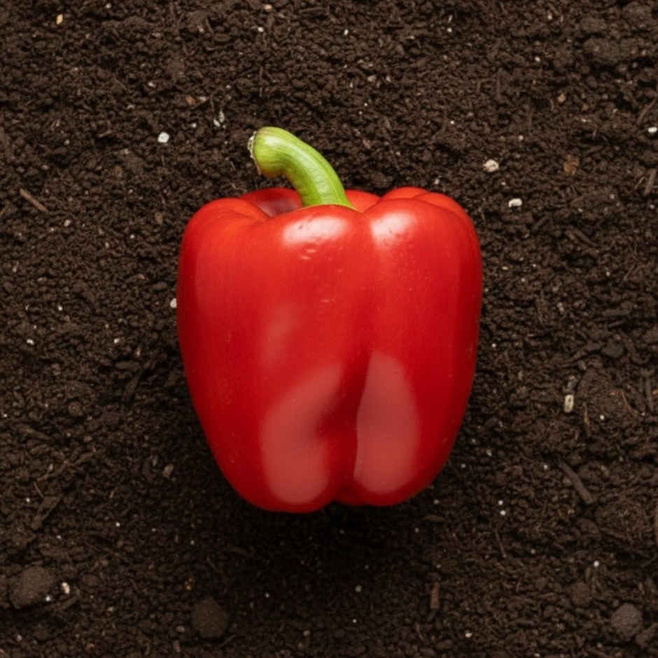 Organically Grown Capsicum Red