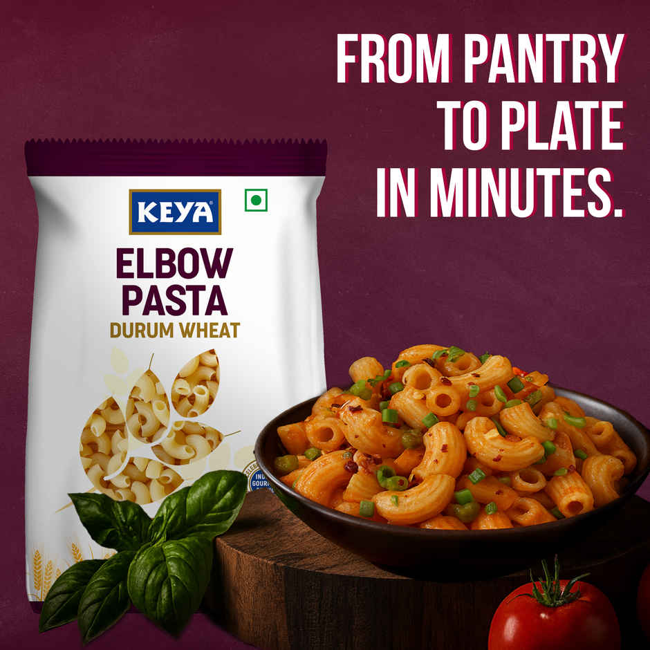 Keya Elbow Pasta | Durum Wheat | No Maida