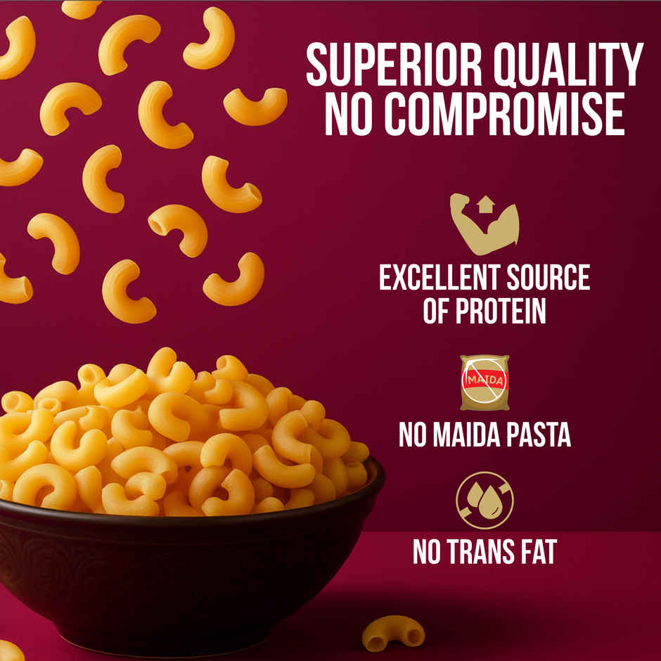 Keya Elbow Pasta | Durum Wheat | No Maida