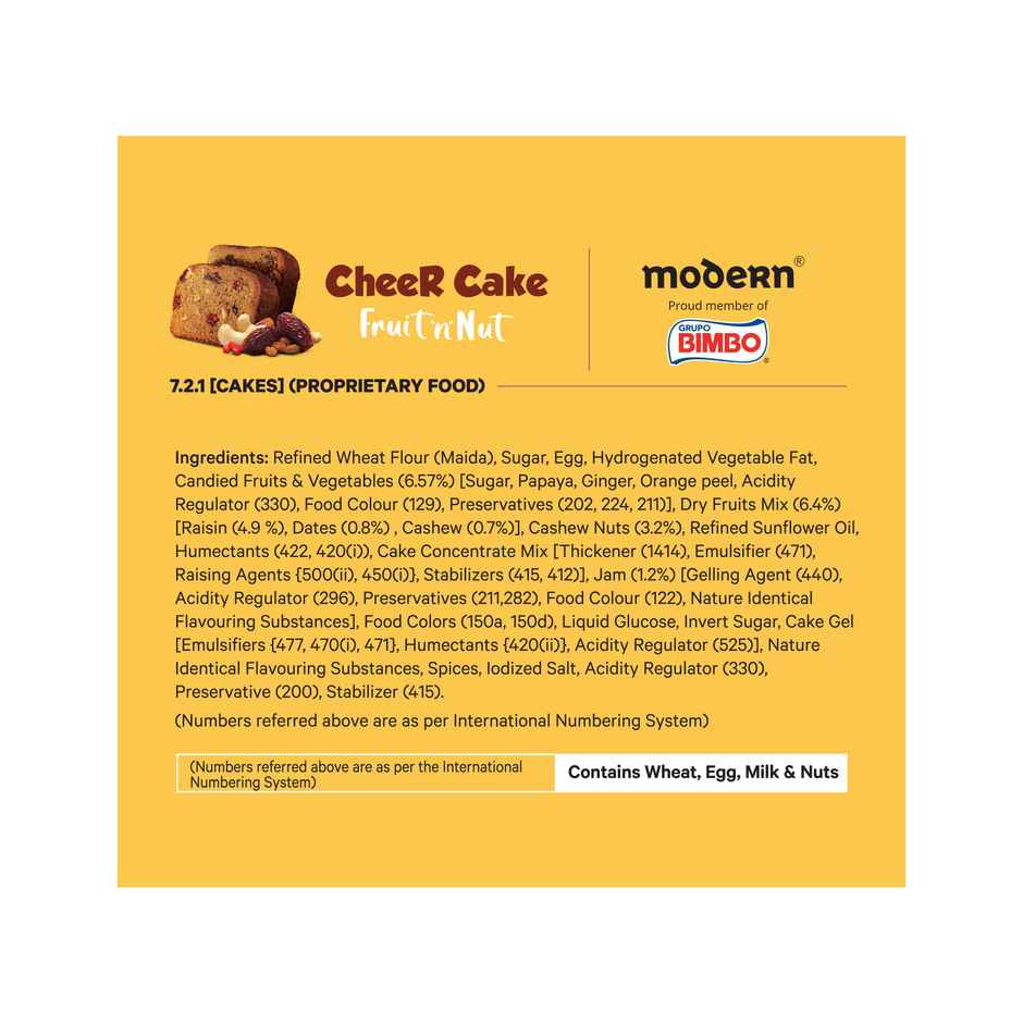 Modern Fruit N Nut Cake | Bakery Delight