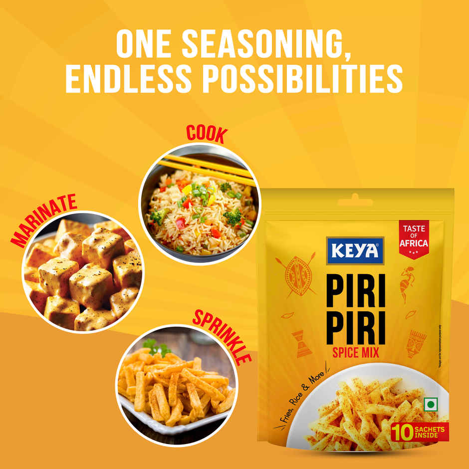 Keya Piri Piri Spice Mix Sachet Multipack