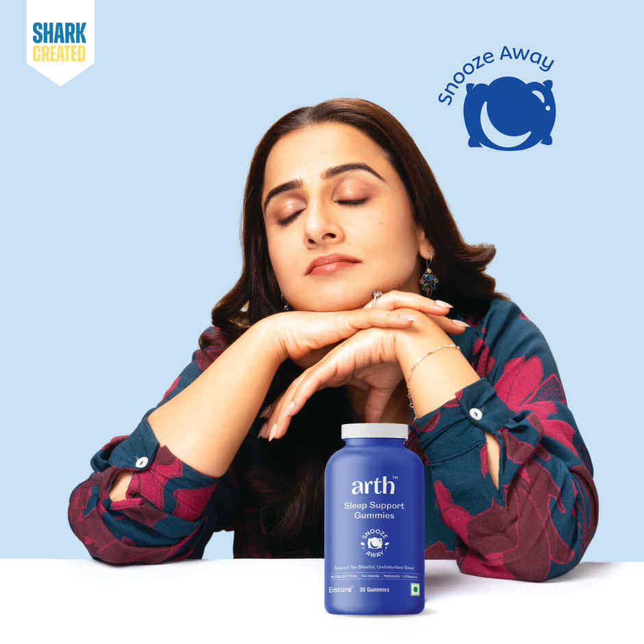 Arth By Emcure Melatonin Gummies | Sleep Gummies (Cranberry) with L-Theanine & Chamomile