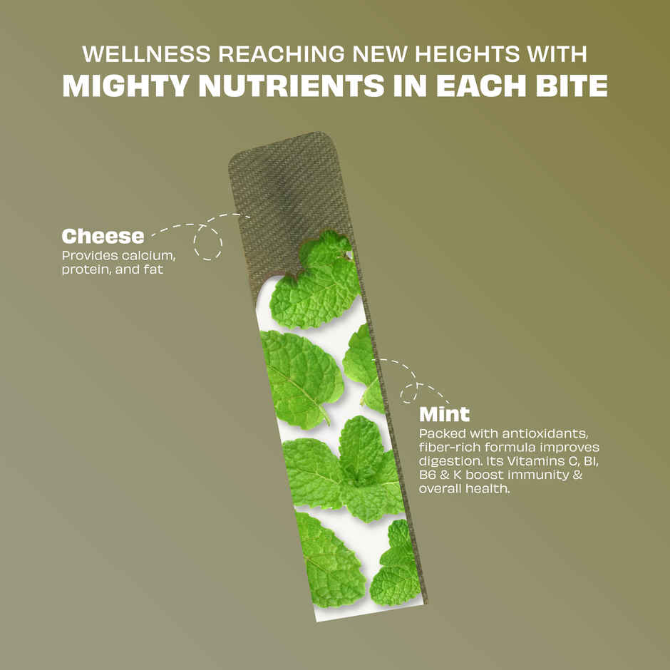 Pawfect Himalayan Cheese Chews with Mint for Medium Dogs - Removes Plaque & Tartar