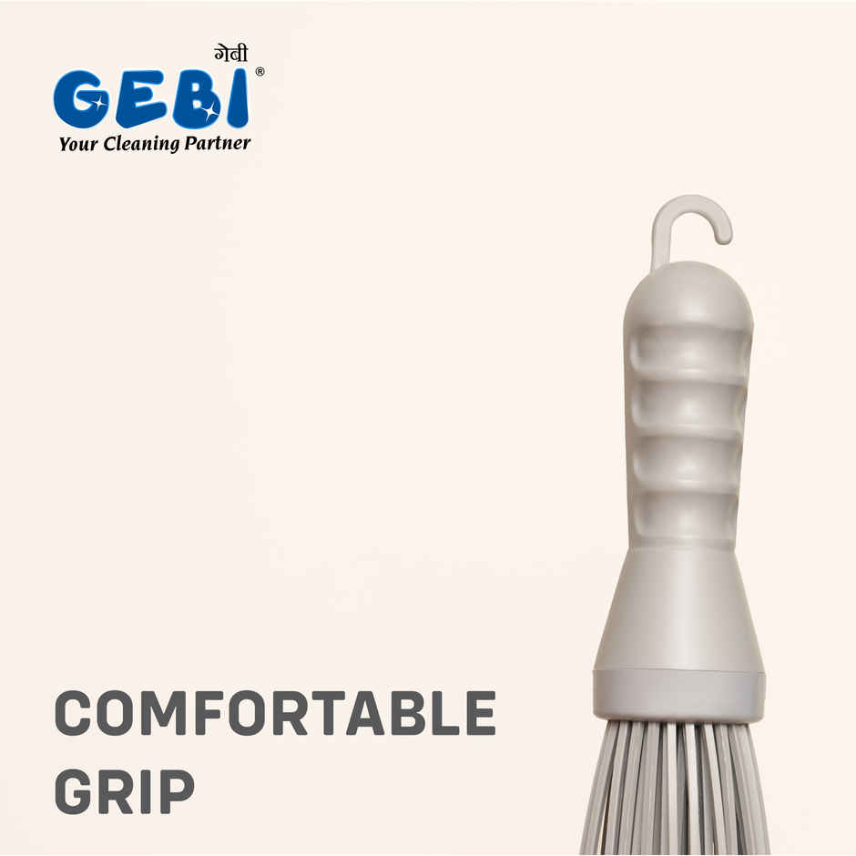 GEBI Smart Kharata Plastic Broom | Regular | 60 Sticks