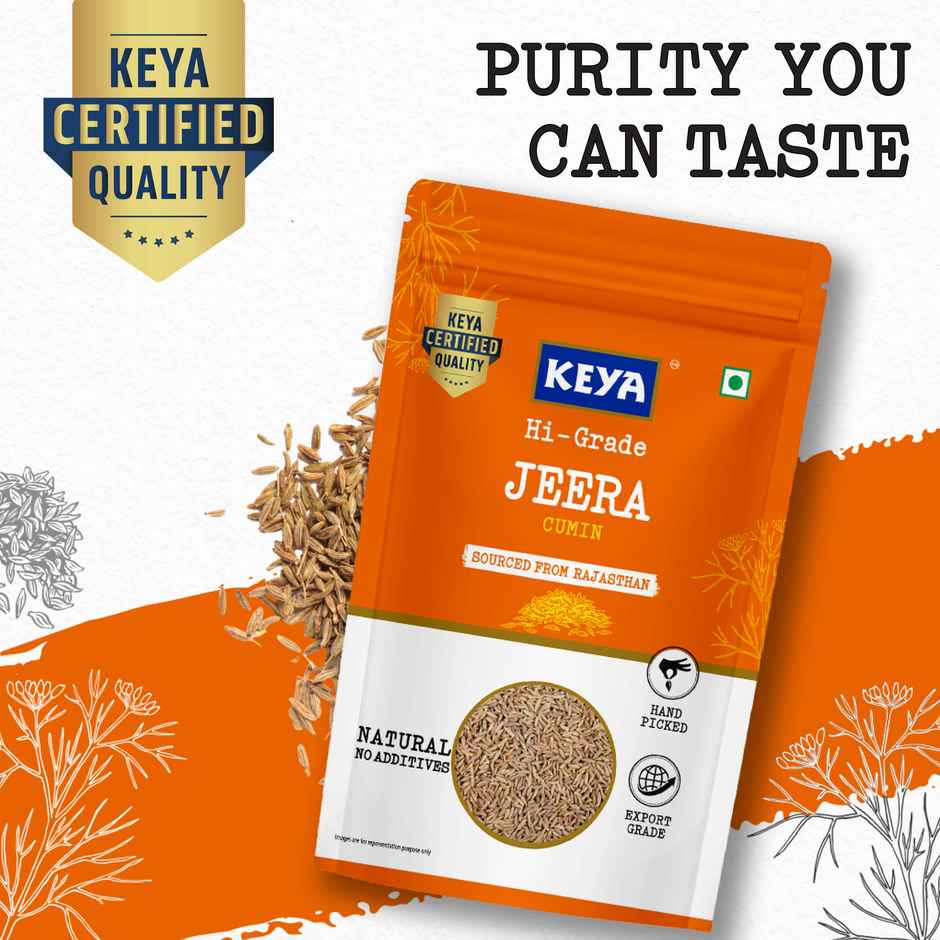 Keya Hi-Grade Jeera Whole | Cumin | No Additives
