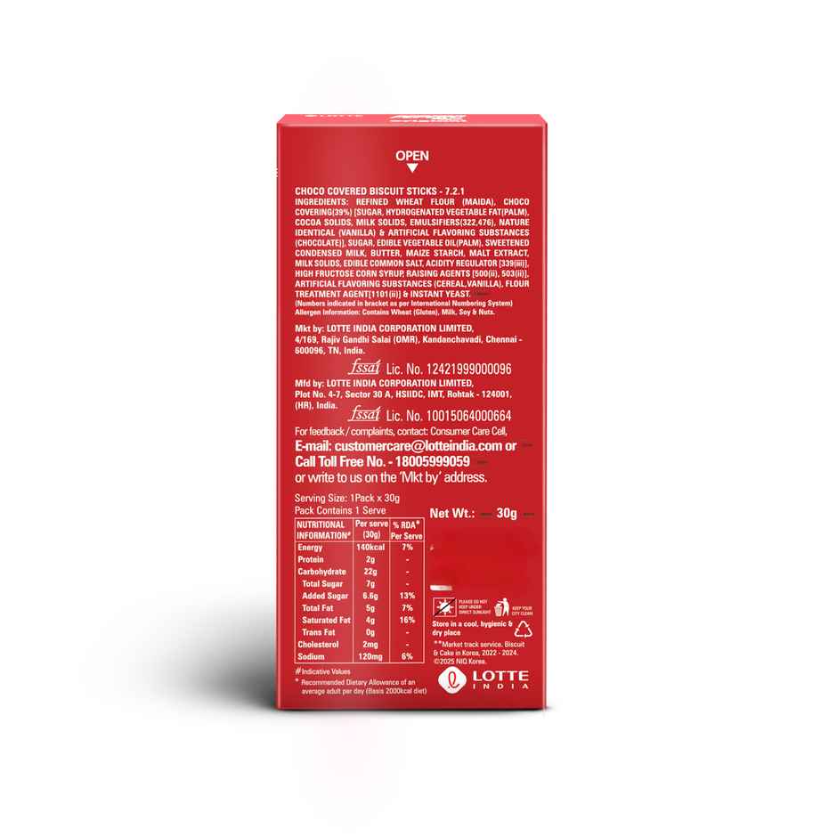 Lotte Pepero | Original | Biscuit Stick Snack