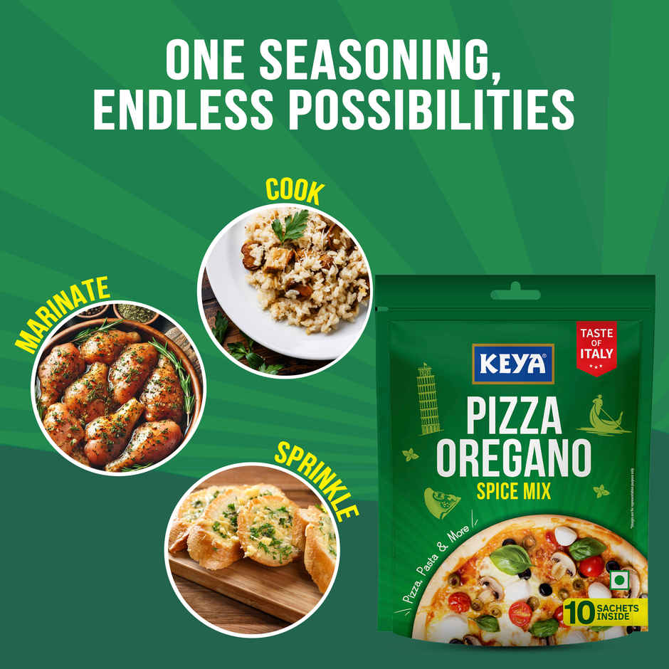 Keya Pizza Oregano Spice Mix Sachet Multipack