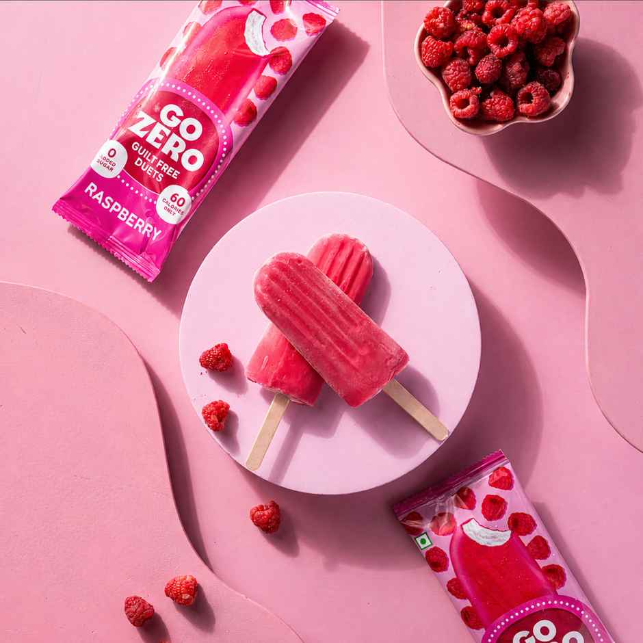 Go Zero Raspberry Duet Guilt Free Ice Cream Stick