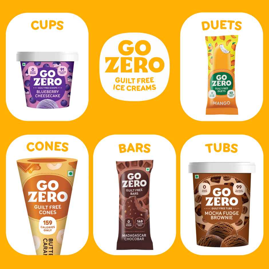 Go Zero Tropical Mango Guilt Free Fruit Pops