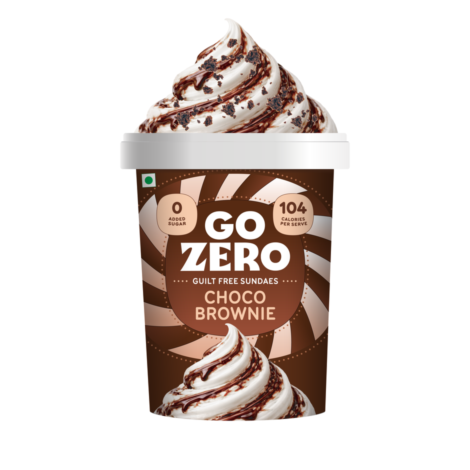 Go Zero Choco Brownie Sundae Guilt Free Ice Cream Tub