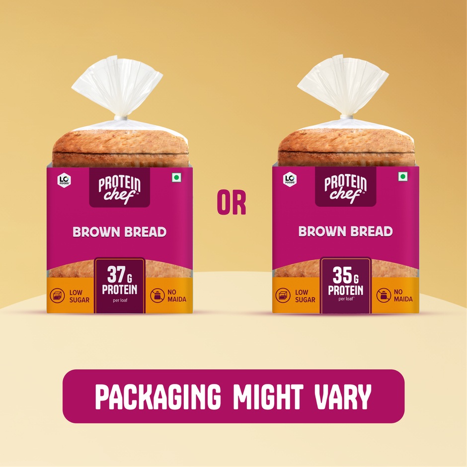 Protein Chef 37g Protein Brown Bread, No Maida No Preservatives