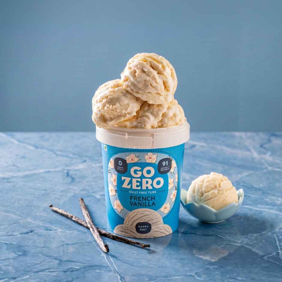 Go Zero French Vanilla Guilt Free Ice Cream Tub