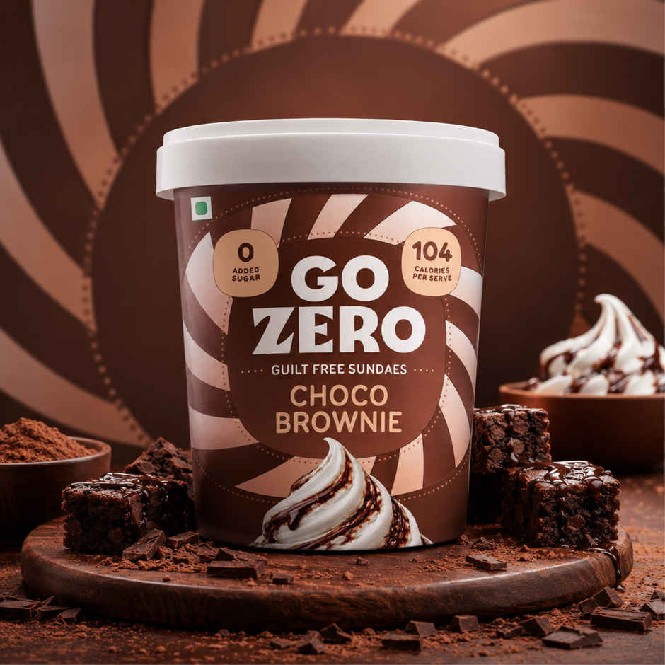 Go Zero Choco Brownie Sundae Guilt Free Ice Cream Tub