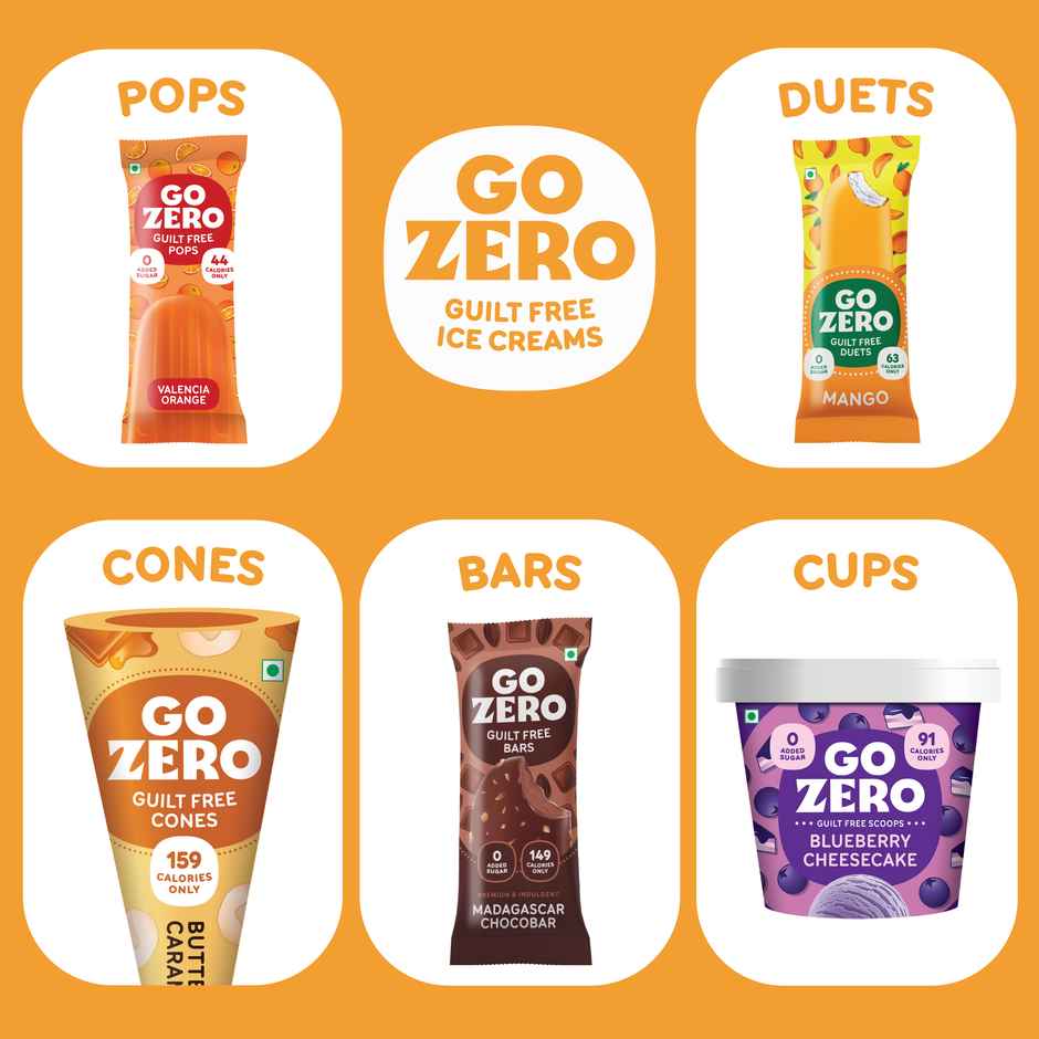 Go Zero Mad Over Mango Guilt Free Ice Cream Tub