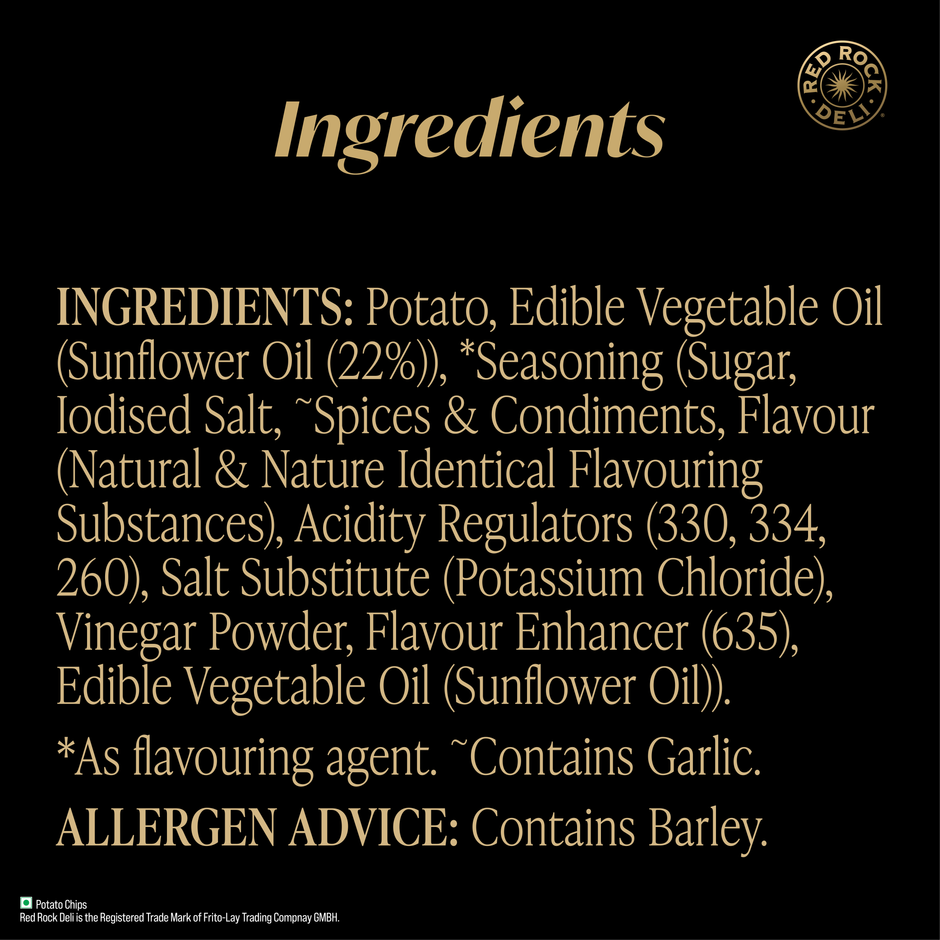 Red Rock Deli Basil Thai Sweet Chilli Flavour Kettle Chips