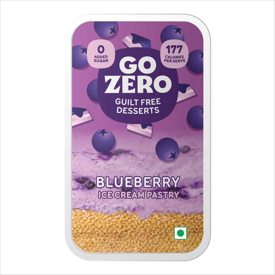 Go Zero Blueberry Guilt Free Ice Cream Pastry