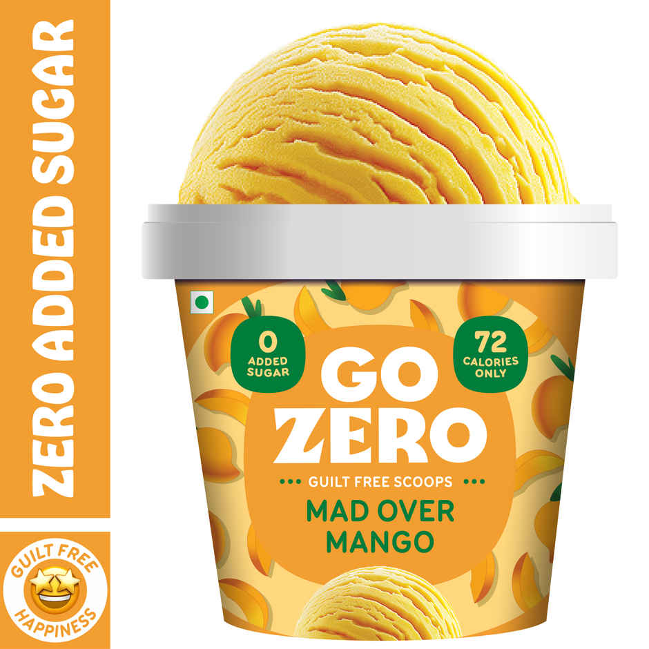 Go Zero Mad Over Mango Guilt Free Ice Cream Cup