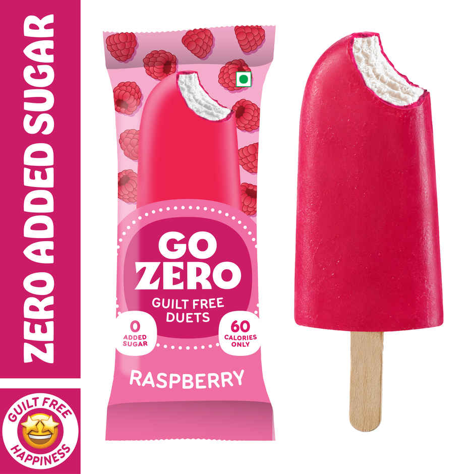 Go Zero Raspberry Duet Guilt Free Ice Cream Stick Combo