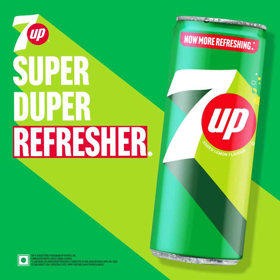 7 Up Lemon Soft Drink Can | Carbonated Beverage