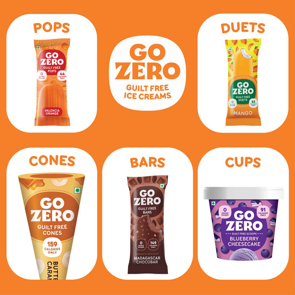 Go Zero Hawaiian Mango Sundae Guilt Free Ice cream Tub