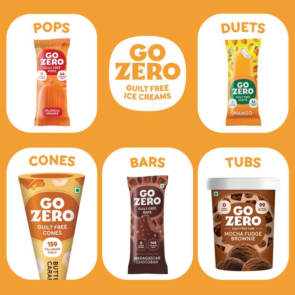Go Zero Mad Over Mango Guilt Free Ice Cream Cup