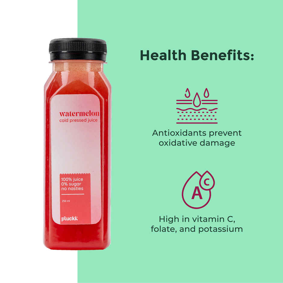 Pluckk Cold Pressed Watermelon Juice