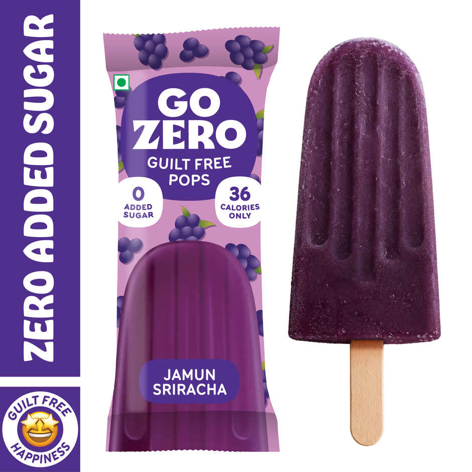 Go Zero Jamun Sriracha Guilt Free Fruit Pops