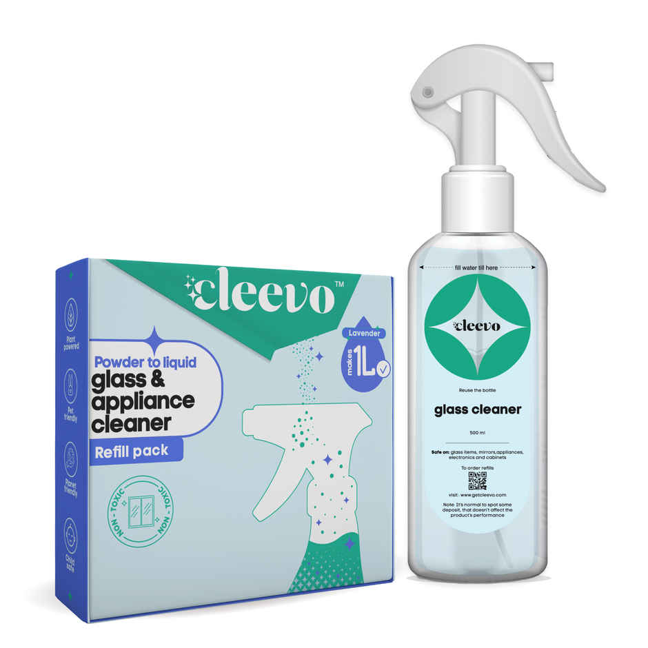 Cleevo Natural Glass Cleaner & Appliance Cleaner Spray