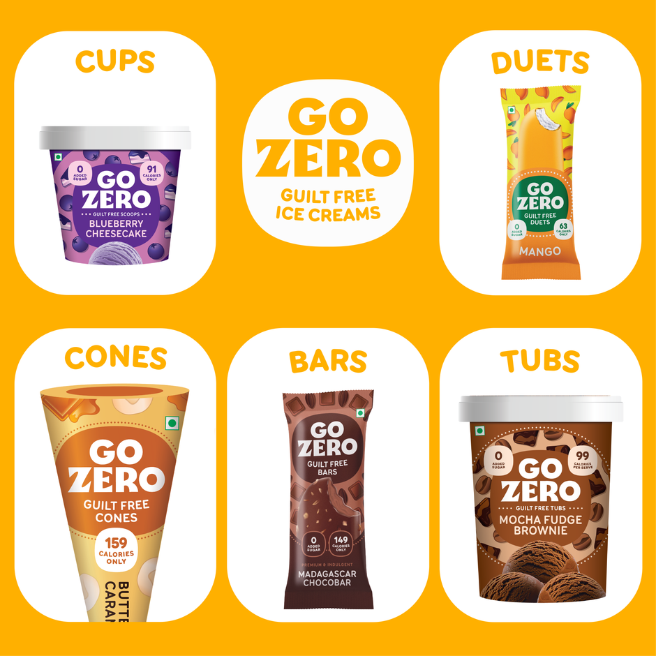 Go Zero Tropical Mango Guilt Free Fruit Pops