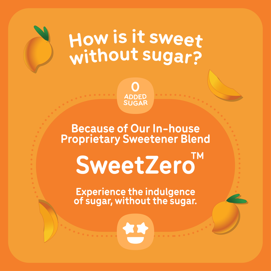 Go Zero Hawaiian Mango Sundae Guilt Free Ice cream Tub