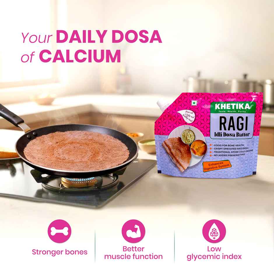 Khetika Ragi Idli Dosa Millet Batter