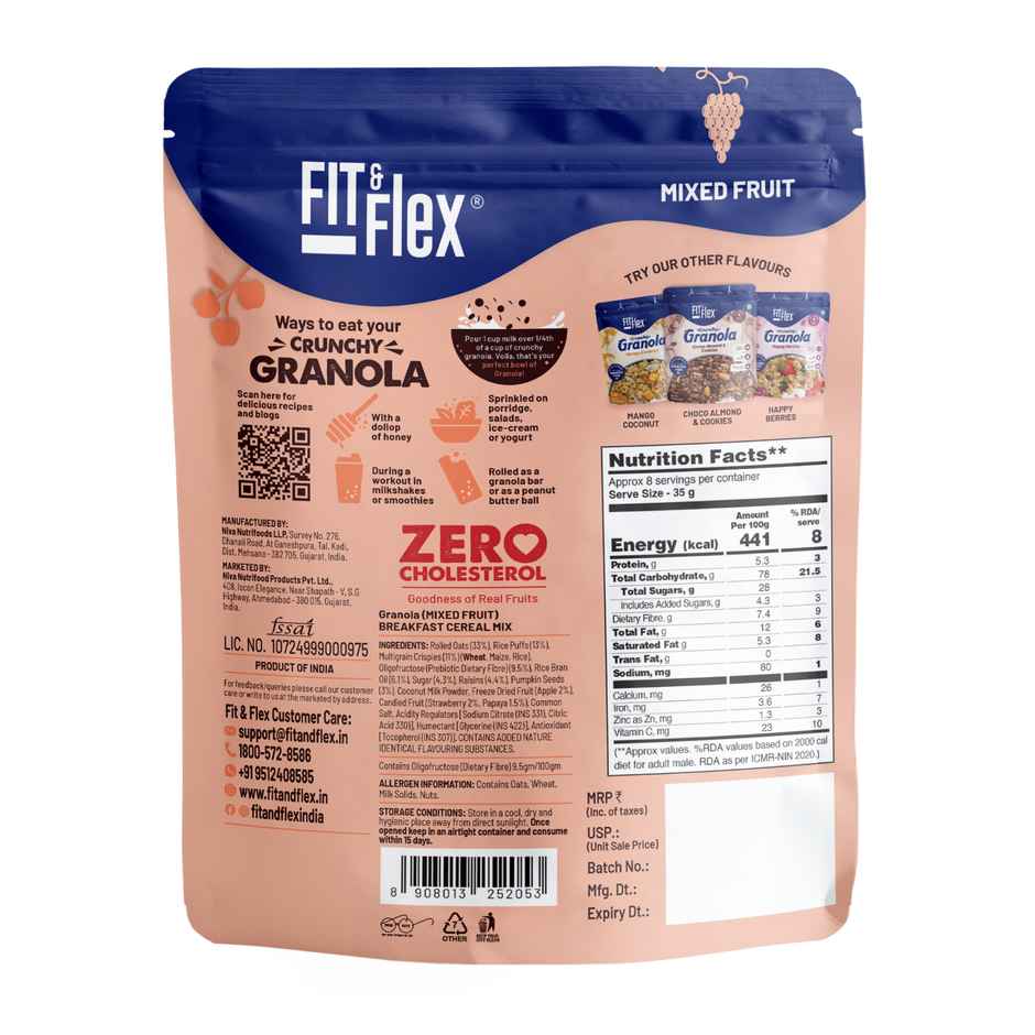 Fit & Flex Granola Mixed Fruit