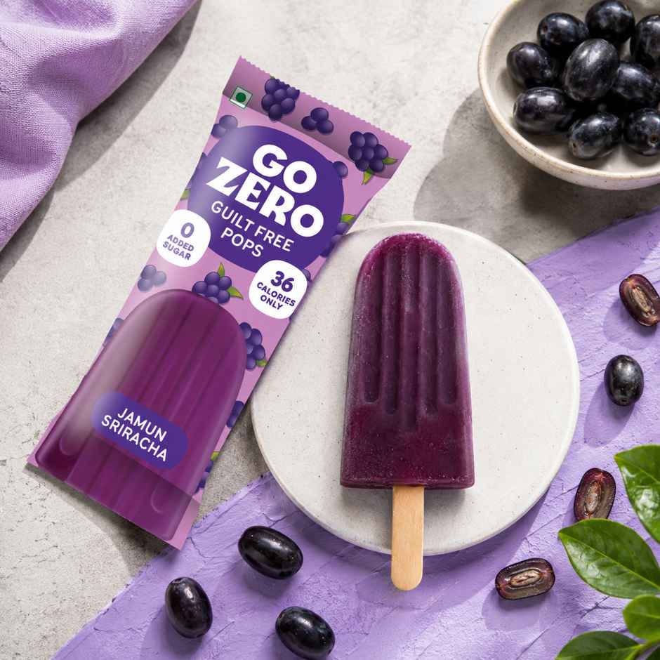 Go Zero Jamun Sriracha Guilt Free Fruit Pops