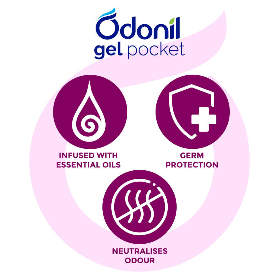 Odonil Floral Valley Gel Pocket