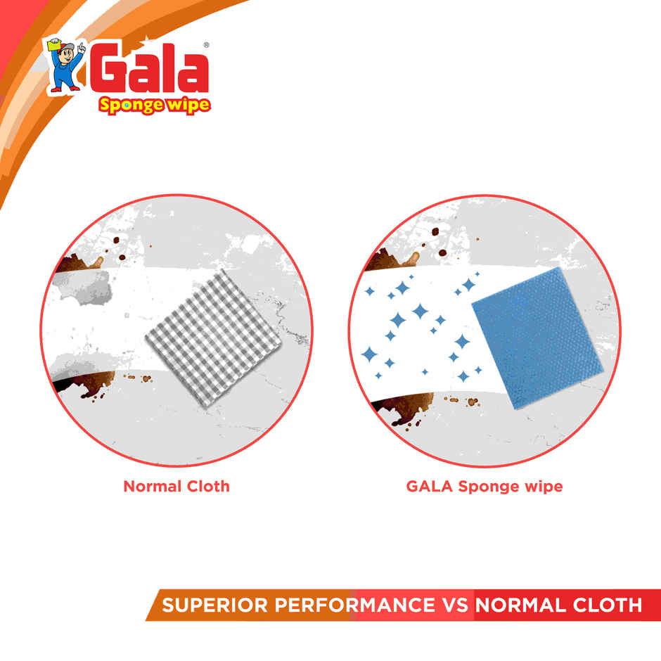 Gala Sponge Wipe 3 pcs Set