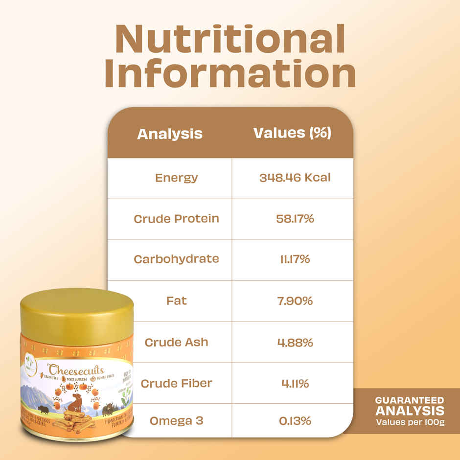 Pawfect Cheesecuits Cheese Biscuits with Pumpkin, Flaxseeds & Eggs Dog Training Treats