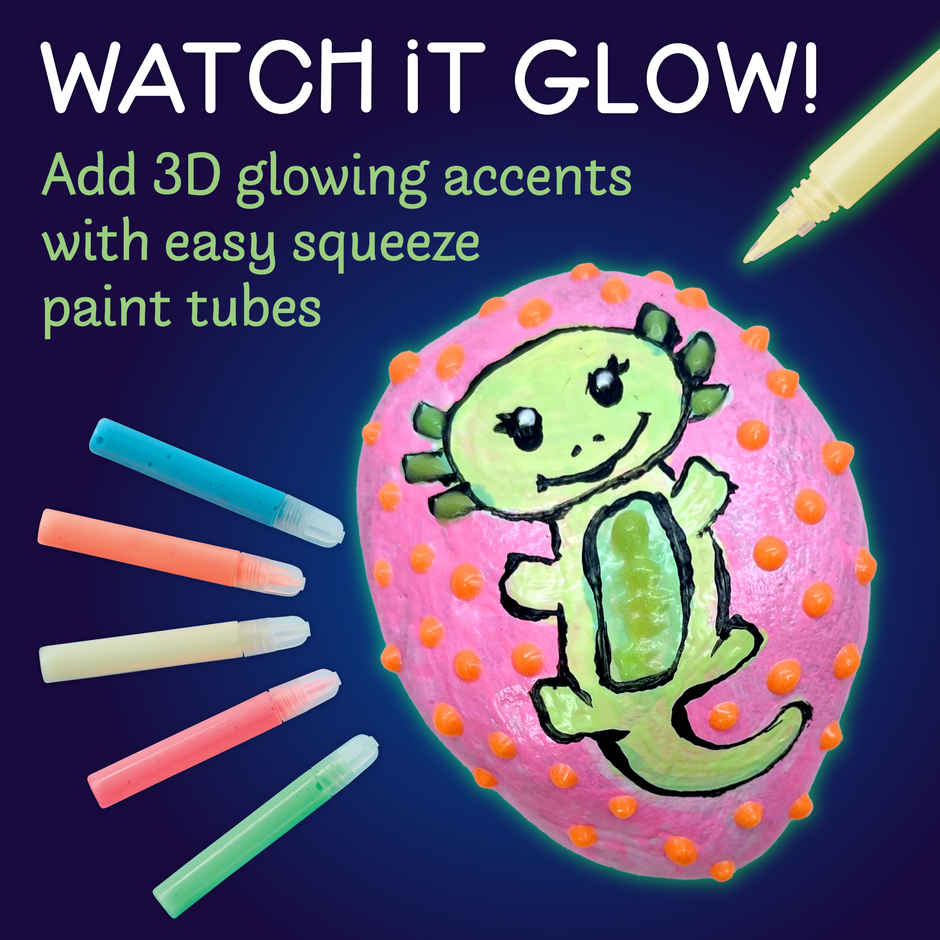 Creativity For Kids Glow in the Dark Rock Painting
